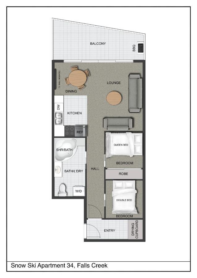 Snow Ski Apartments 34 Falls Creek Εξωτερικό φωτογραφία